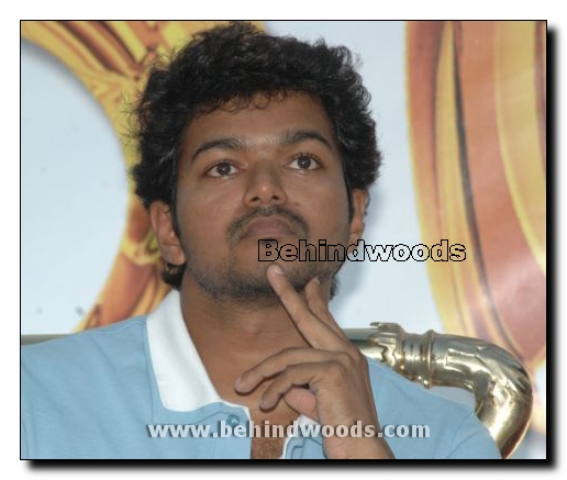 Vijay at Hyderabad